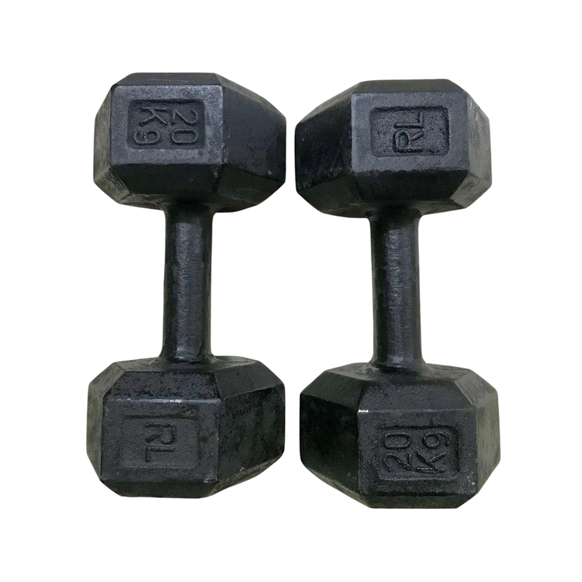 Mancuerna hexagonal en hierro 20kg